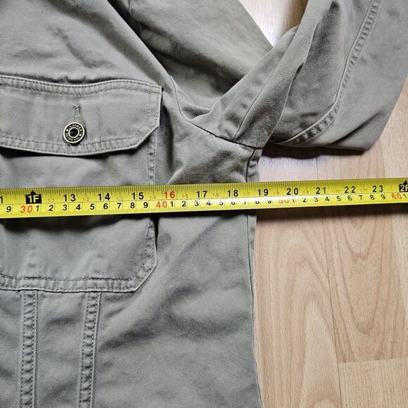 LAUREN JEANS CO. RALPH LAUREN‎ Jacket Womens Large DENIM LIGHT GREEN Western - Picture 8 of 10